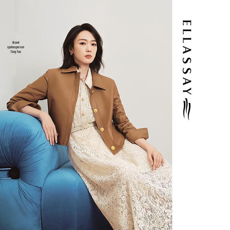 

ELLASSAY Women s French Romantic Lace Autumn/Winter Dress EWE343Y01100 L