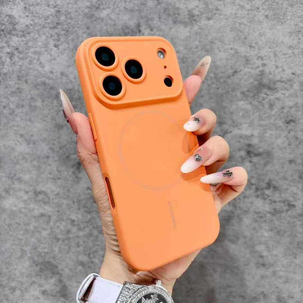 Luxe Magnetic Phone Case with Liquid Skin Feel for Apple 17 Pro Max/16/13 Pro/15