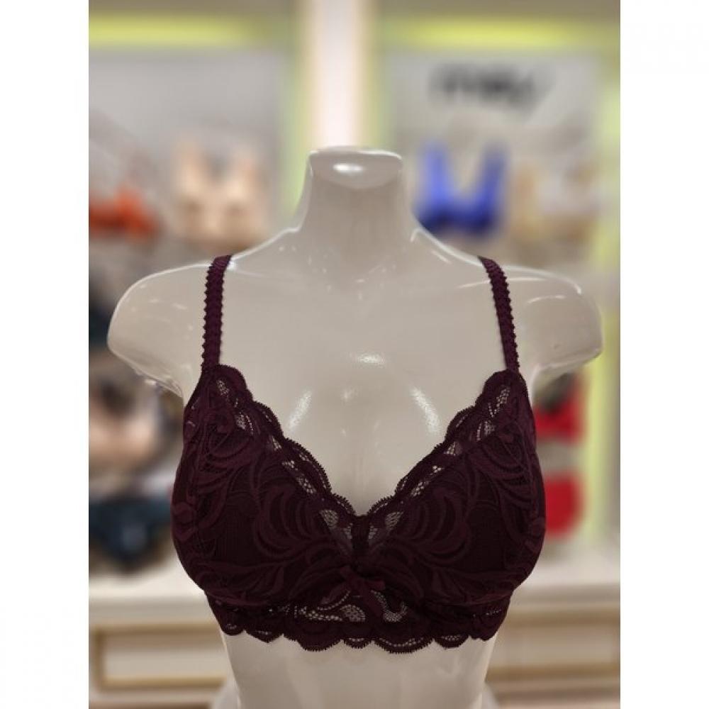 Barbara Lace Triangle Mold Bralette Abr4804