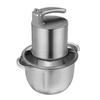 500W Stainless Steel Electric Chopper Meat Grinder Mincer Food Processor Slicer Vegetable Food Chopper Slicer Machine 220V 5L