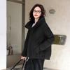2025 Winter Plus Size Women's Hooded Cotton Jacket - Short, Thick, Loose Korean Style Outerwear