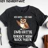 Funny Owl Gerunisex Sarcastic Quote Ich Kam Sah Adult Humor Casual T Shirt Vintage Soft Breathable Fashion Slightly