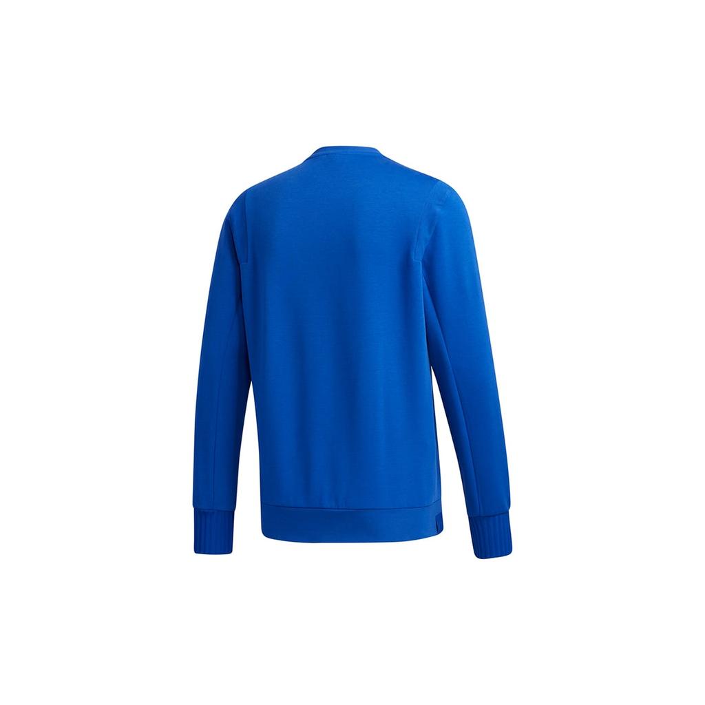 Adidas Wu Ji Collection Sweatshirts Men's Royal Blue Crew Neck Moderate Regular GF4058