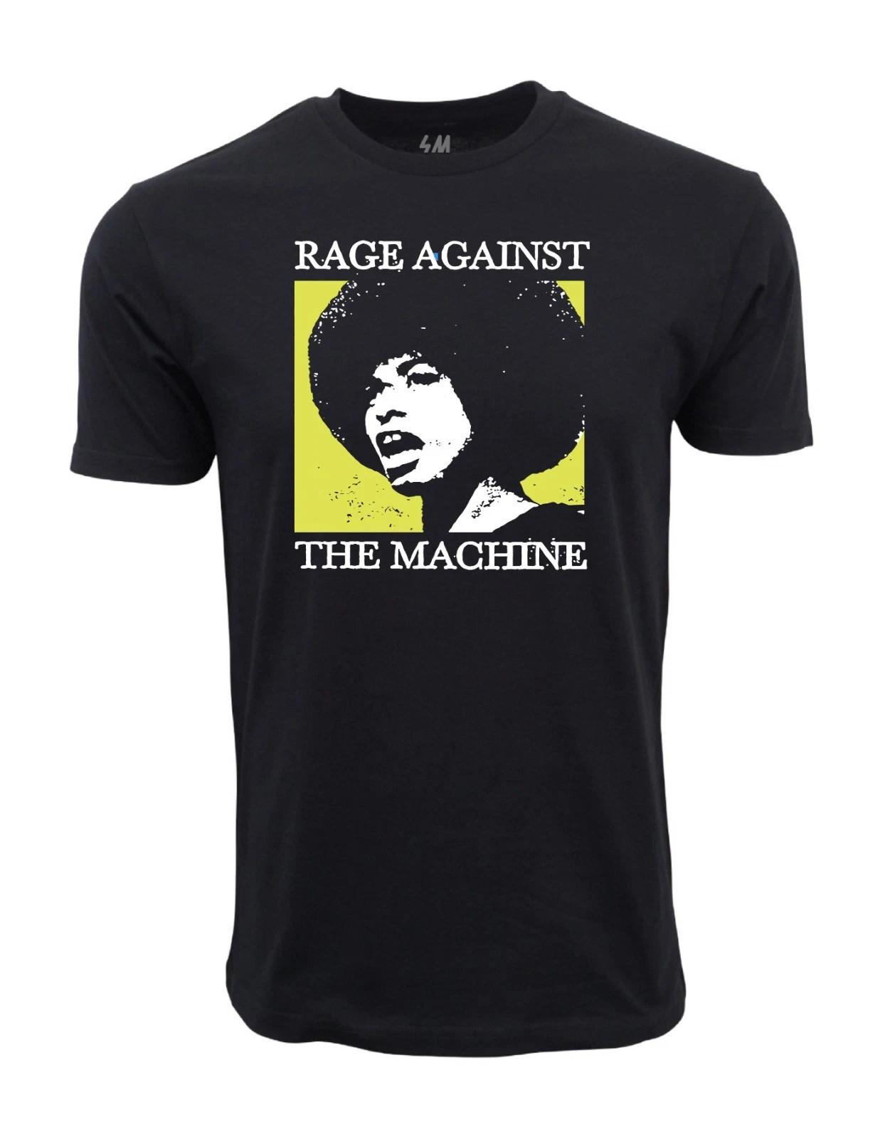 Unisex Adult Casual Graphic 90s RAGE & RESIST RATM x ANGELA DAVIS ... XXL