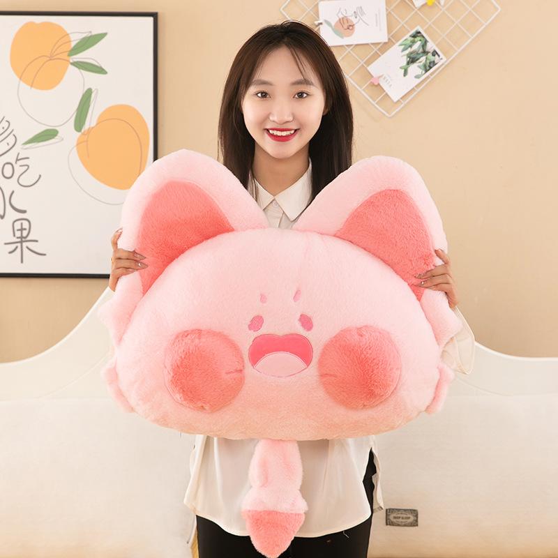 Dudu Cat Bedside Soft Bag Backrest Cute Doll Plush Toy Sofa Bedroom Bedside Pillow Gift