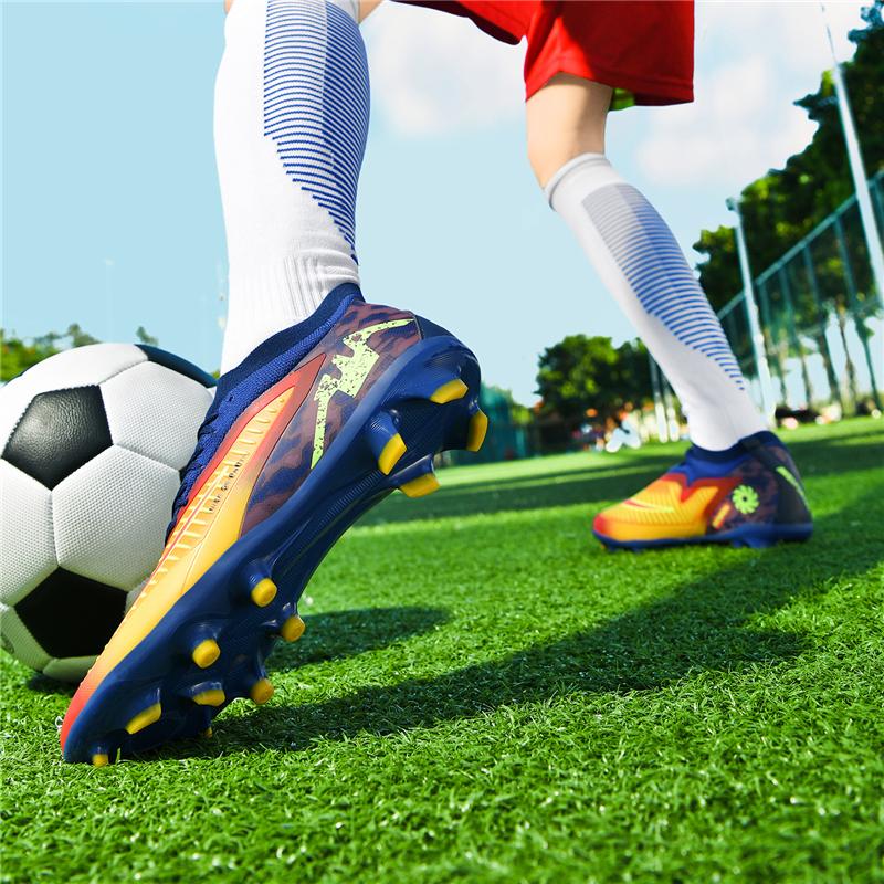 Bottes de Football Homme FG Baskets Tenis Adulte Casual Crampons de Terrain Originales Confortables Haute Qualité Entraînement Chaussures de Football Homme