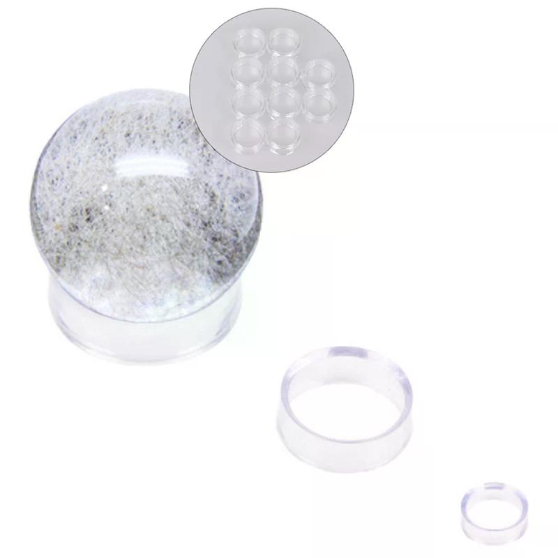 10PCS Acrylic Clear Display Stand Sphere Holder For Crystal Ball Base Pedestal Support Decor Pedestal