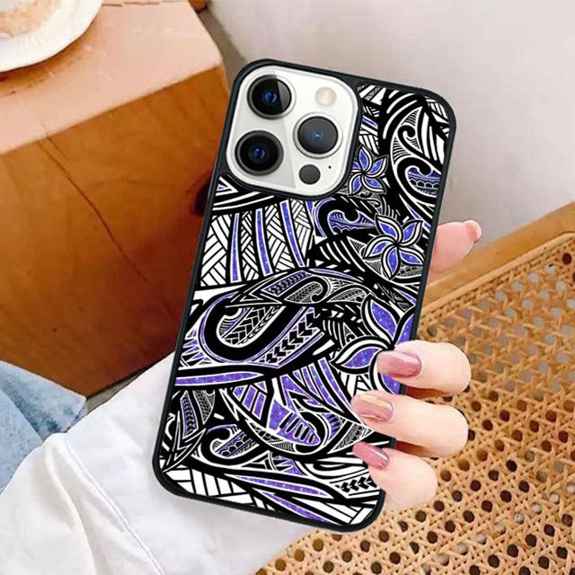 Maori Polynesian Samoan Tribal Phone Case for iPhone 17 Air 16 16e 15 Plus for Apple 13 11 12 14 Pro Max Cover Coque