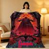 Game C-Castlevania Throw High-Density Short Plush Blanket Soft Skin-Friendly for Sofa Nap Air-Conditioned Room