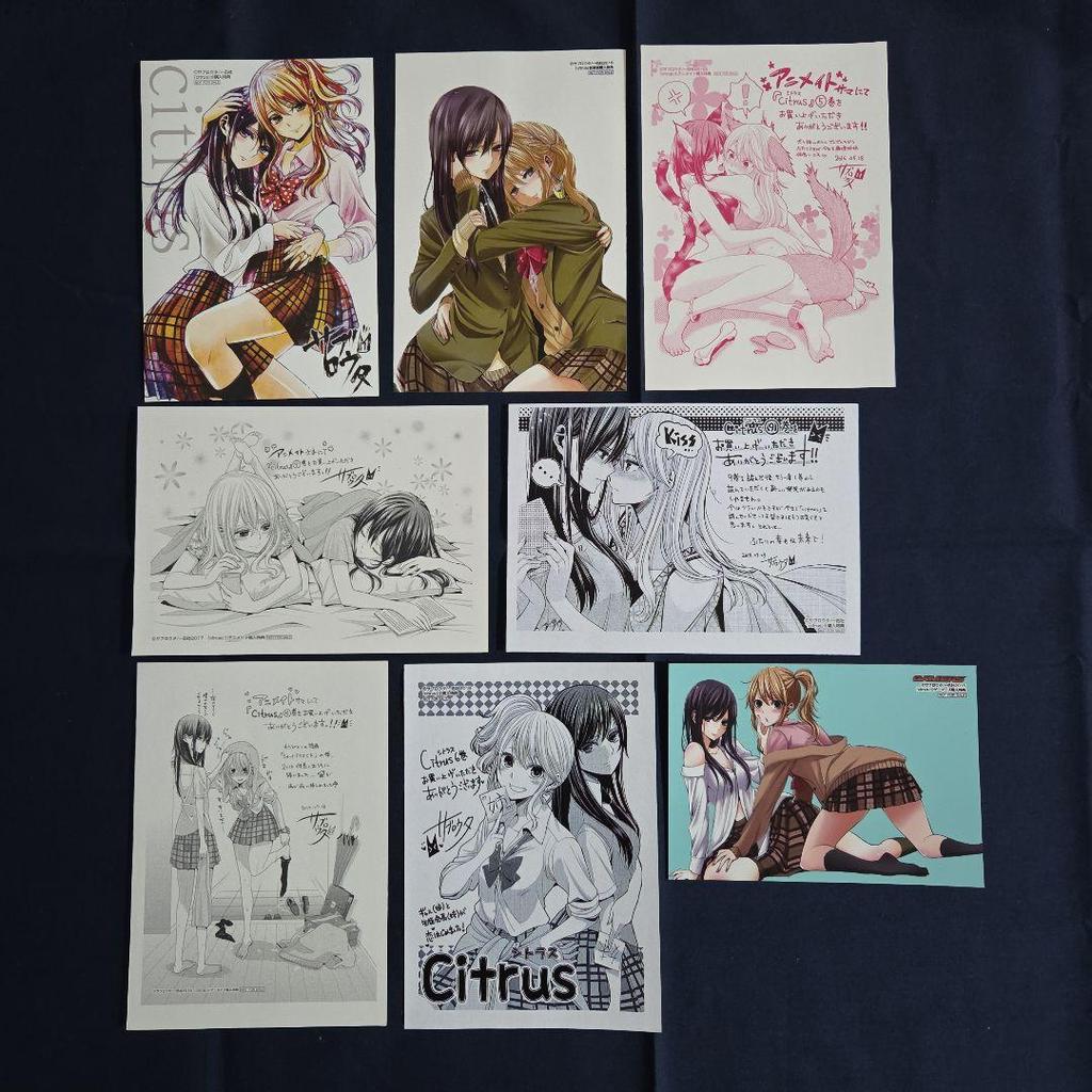 [USED] Citrus Bonus Illustration Card, Illustration Paper, Bromide