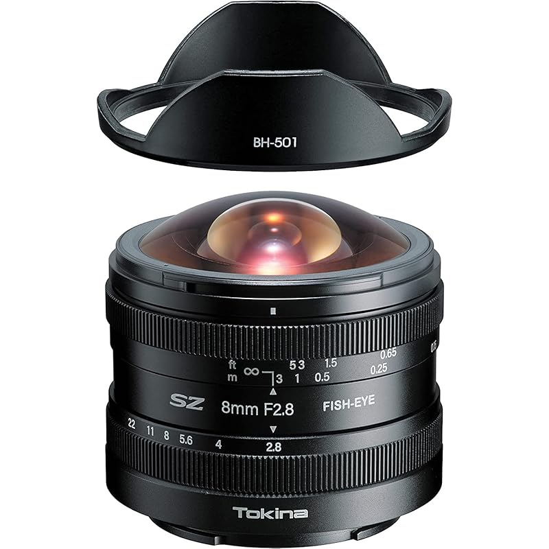 

Tokina fisheye lens SZ 8mm F2.8 E FISH-EYE canon EF-M mount manual focus Diagonal fisheye 180° Stepless aperture adjustment black 640494
