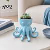 Resin Garden Planter 3D Printed Octopus Vase Shaped Flowerpot Creative Pot
