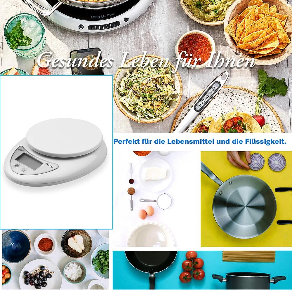 5KG/1G Mini Portable Electronic Digital Kitchen Scale Food Jewelry Digital Scale LCD Display Measuring Kitchen Accessories Tool