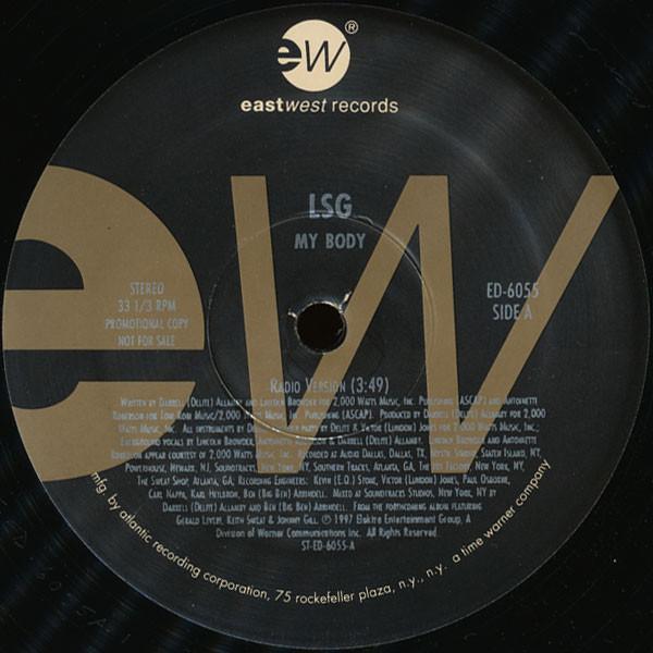12inch Record LSG - My Body ED6055 EastWest Record 1998 US Rap & Hip-Hop/R&B Used