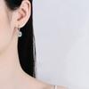 D Color 1 Carat Moissanite Diamond Drop Earrings Luxury Designer Square Women’s Wedding Fine Jewelry S925 Sterling Silver Earring