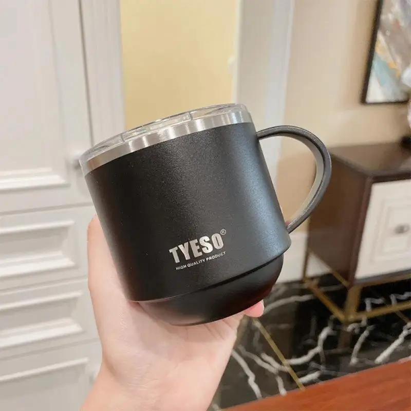 600ml 750ml 900ml Coffee Cup Thermal Vacuum Mug Stainless Steel Non-slip Leak-Proof Thermos Insulated Cup Milk Tea Water Bottle
