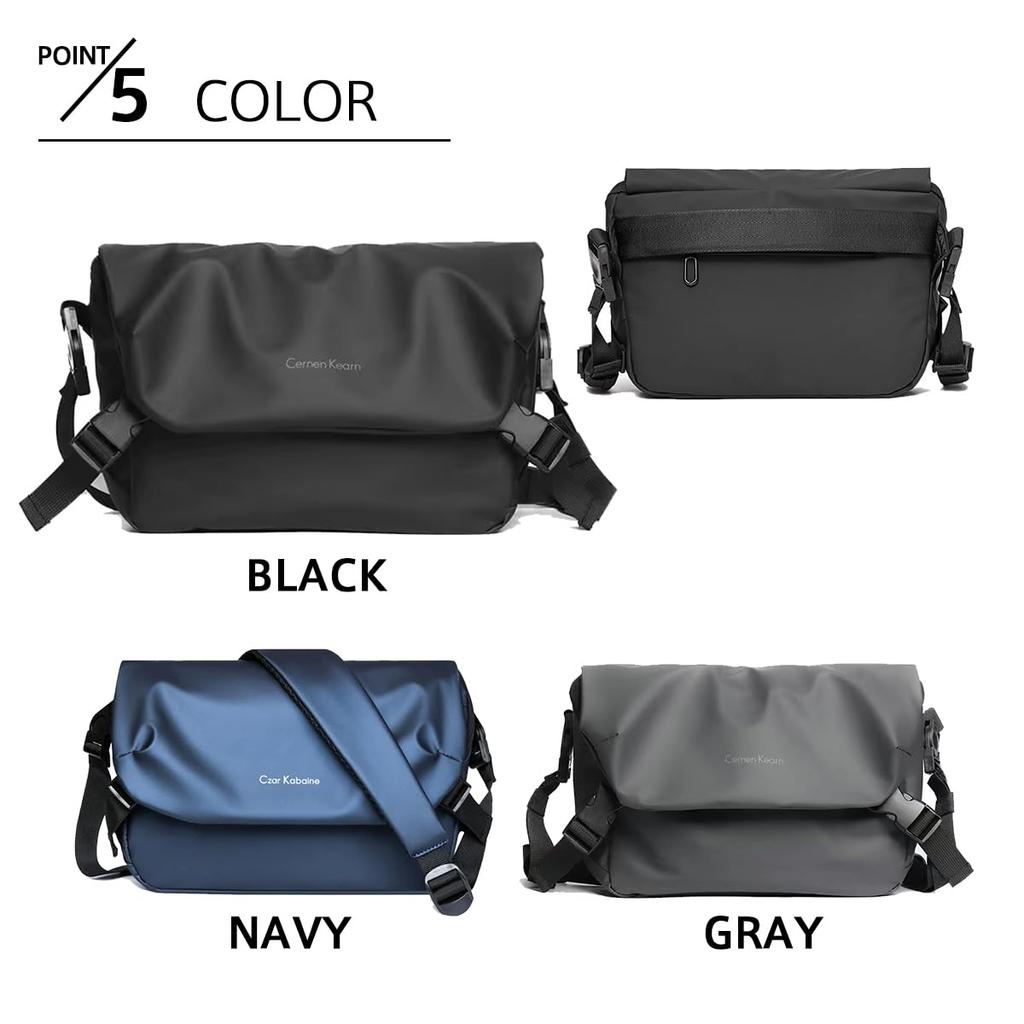 Crossbody Waist Large Perfect for and Casual Multifunctional [enocoland] Men's One-Shoulder Bag, Bag, Lightweight, Capacity, Waterproof, Breathable,