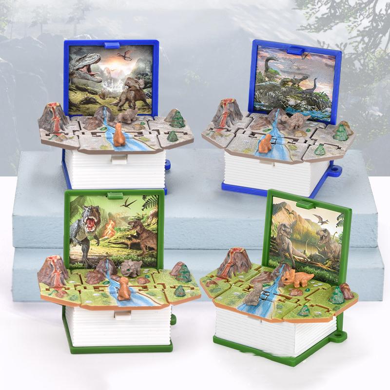 3D Mini Faltbuch Schlüsselanhänger Kinder Kinderspielzeug Angst Stressabbau Schloss Spielzeug Geburtstags Schmuck Geschenk Auto Schlüsselanhänger Schlüsselanhänger