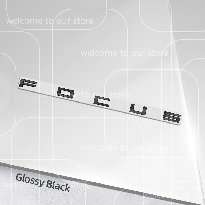 LLC3 3D For Ford Focus 2 3 4 MK2 MK3 MK4 ST Car Sticker Zinc Alloy Emblem Body Accessories Styling Metal Rear Trunk Badge Decal