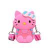 2022 Sommer Kinder Niedliche Cartoon Hello Kitty Umhängetasche - Silikon Snacktasche für Jungen & Mädchen
