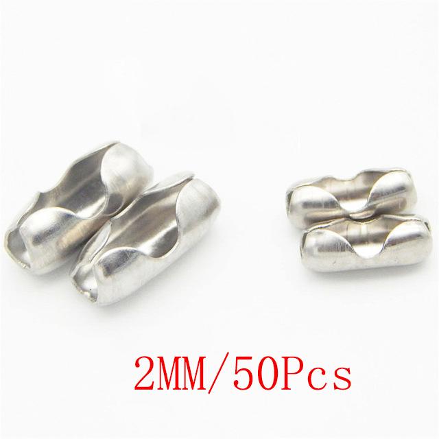 10meters/roll 1.5/2/2.4mm Beaded Ball Stainless Steel Chain Bulk Chains for DIY Necklaces Bracelet Keychain Jewelry Making