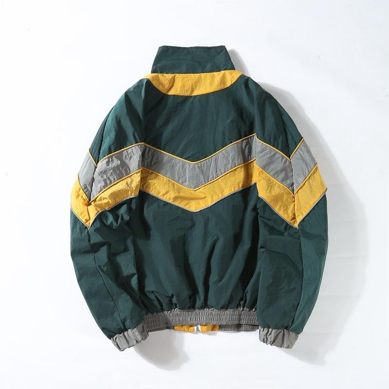 Pbkabiug Vintage Women Jackets Hip Hop Style Patchwork