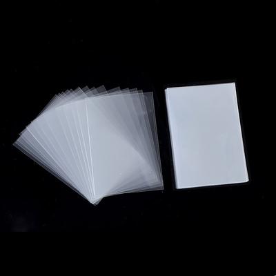 100 unidades Varios Tamaños Protectores Transparentes para Cartas Juego de Cartas Mágicas Tarot Cartas de Póker Protector Colección de Cartas de Juego de Mesa Protectores