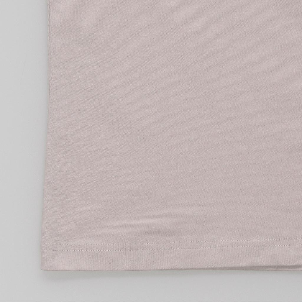 Nike Sportswear Classics Alphanumeric Print Short Sleeve Crew Neck T-Shirt With Dropped Shoulders Women Tops Grey Purple FQ6601-019