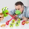 Froschmaske Zunge Zeigen Lecken Karten Brettspiele Für Kinder Familienparty Spielzeug Antistress Lustiges Desktop-Puzzlespiel Spielzeug