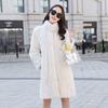 Imitation Mink Coat Women's Long Imitation Fur Coat Velvet Imitation Mink Hair Imitation Fur Women's Stand-up Collar