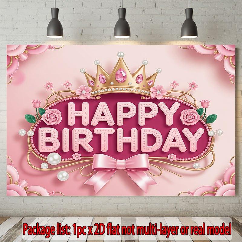 Party Backdrop Crown Flat Roses Events Wedding Coming Ceremony Four Season Event Photo Background Front Door Decor