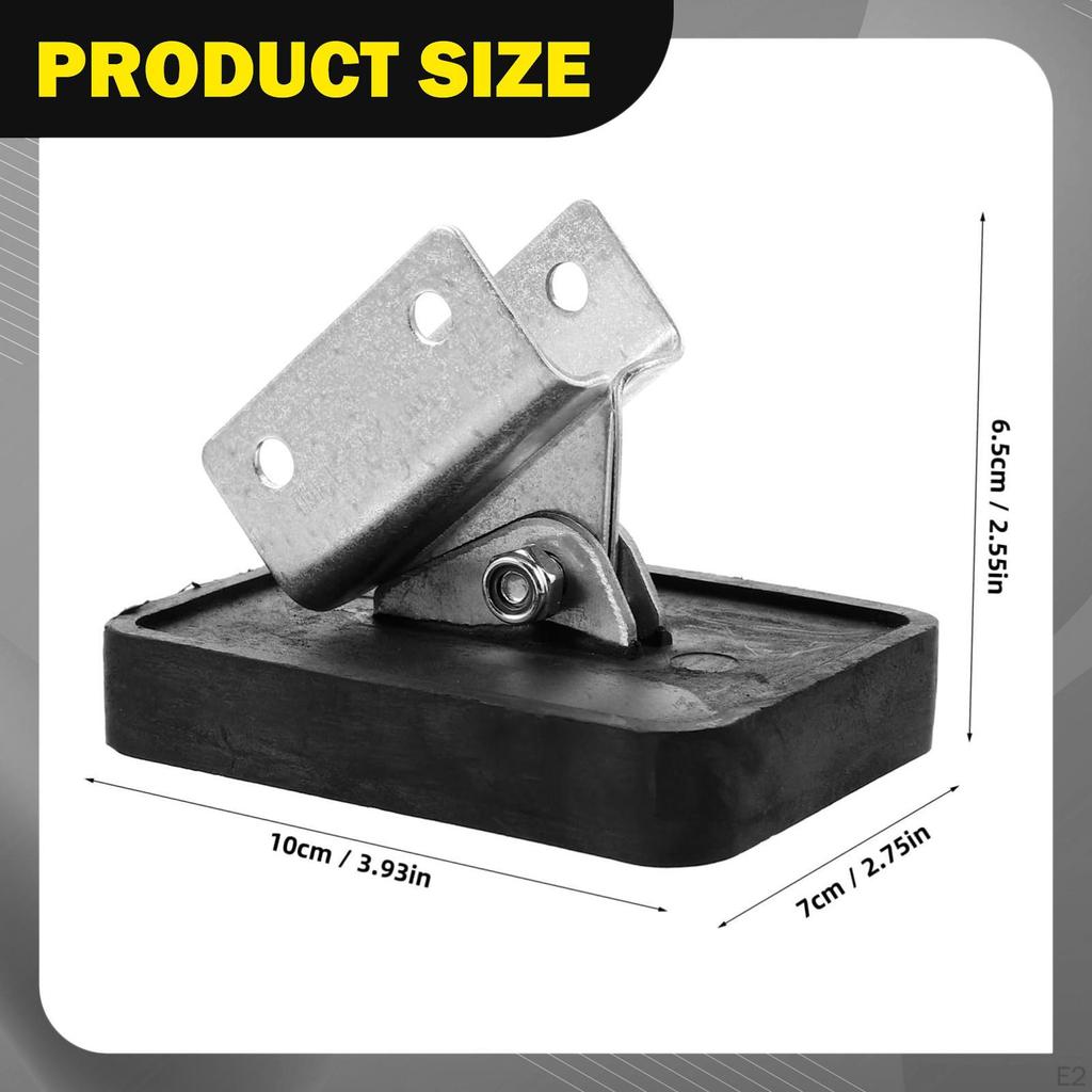 4Pcs Extension Ladder Mat Stabilizer Soft Thick Non Slip Rubber Fall Floor Protection