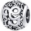 Charms Letter G S925 Bead Openwork Twigs Pendant Letter