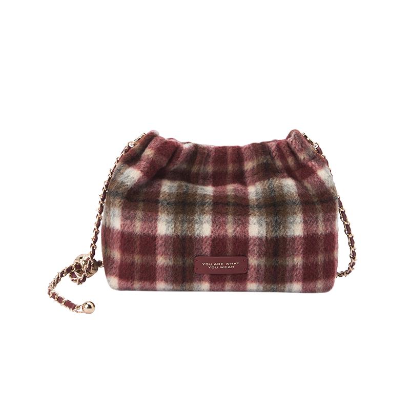 Semir Women s Plaid Retro Crossbody Shoulder Bag Medium