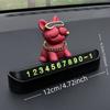 Car Interior Accessories Bull Terrier Car Ornament Adjustable