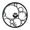 Chic Round Wall Clock Stylish Home Decor Accent for Study Room