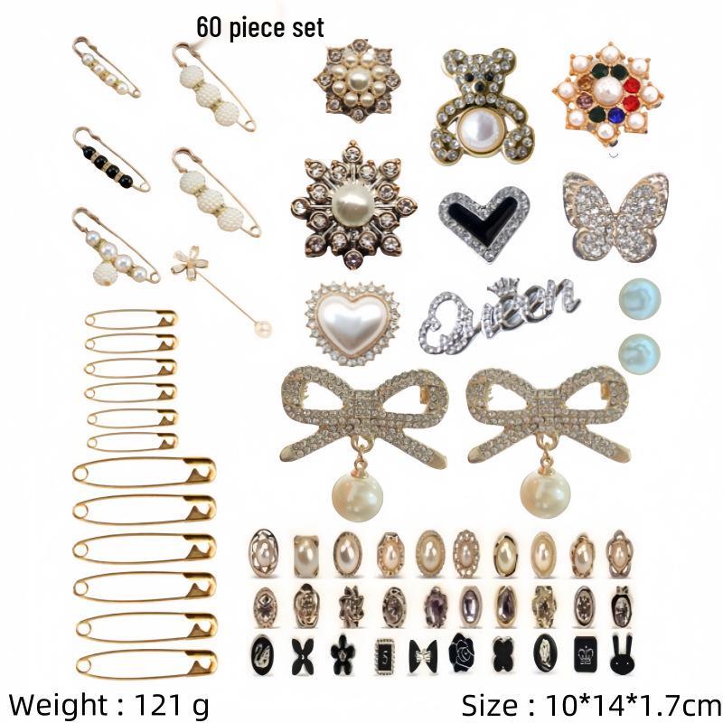Gold Socks Charm Brooch: Shiny Jewelry Pin and Safety Pin for Sock Accessories