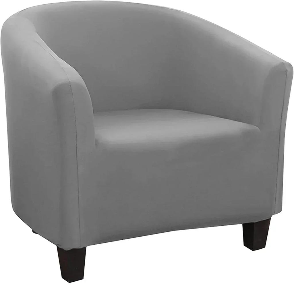 Sretch Elastic Single Sofa Covers Velvet Armchair Seat Cover Chair Protector Stretch Bar Slipcovers for Home Decor Living Room