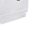 Window Bird Feeder Detachable Tray Transparent Durable Lightweight Birds Feeders with 3 Strong Suction Cups for Home 
