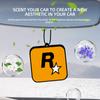 Car Fragrance R Star Pendant Air Freshener Car Rear View Hanging Long-Lasting Aromatherapy Fragrance Tablets Car Deodorization
