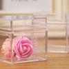 12pcs Clear Candy Box Treat Gift Boxes New Year Party Background Decor