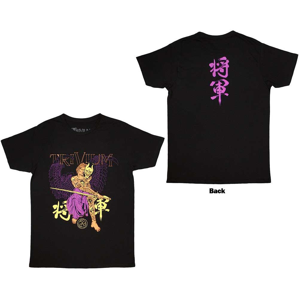 New Trivium T-Shirt: Kanji (Back Print) OFFICIAL black XL