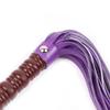 VaHppy Sex Whip 60CM 120G PU 4colors Game Toys Couple Flirting Spanking SM BDSM Tassel Tail Alternative Stimulation Sex Toys Delicate Handle