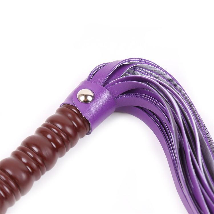 VaHppy Sex Whip 60CM 120G PU 4colors Game Toys Couple Flirting Spanking SM BDSM Tassel Tail Alternative Stimulation Sex Toys Delicate Handle