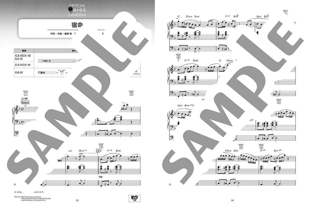 STAGEA Artist Grade Official Hige Dandism Artist 7~6 Vol.37 (STAGEA Series(Grade 7~6))