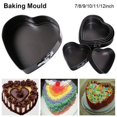 1Pcs Leakproof Baking Mould Carbon Steel Cake Mould Durable Cake Baking Pan  for Home Kitchen Bakery