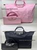 High-Quality Dragon-Inlaid Cowhide Travel Bag: Large, Lightweight, Waterproof Nylon Shoulder Handbag