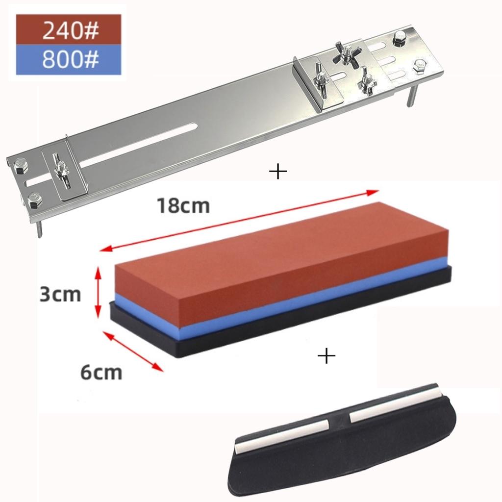 Nerezová ocel Držák na broušení dřezu Nastavitelná délka Brousek Protiskluzová základna Nůž Brousek Brousek Příslušenství