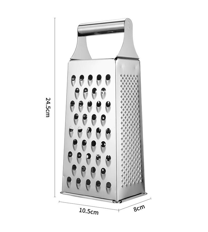 Stehender Käsehobel aus Edelstahl Multifunktionaler Gemüse- und Obstschneider Käse- und Käsehobel Vierseitige Melone