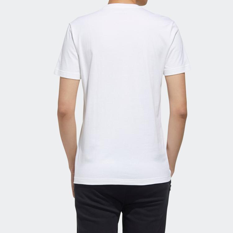 Adidas Neo Eye-Catching Print Straight Cut T-Shirt Men Tops White FP7302
